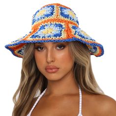 PRICES MAY VARY. Paper Straw Hook and Loop closure Hand Wash Only Beach Season Bucket Hat With Curved Brim For Sunbathing, One Size Fits Most Bucket Hat For Sunbathing, Blue Bucket Hat For Outdoor Beach Season, Summer Outdoor Sun Hat, Multicolor Sun Hat With Uv Protection For Travel, Brimmed Bucket Hat For Beach Season Sunbathing, Brimmed Bucket Hat For Sunbathing And Beach Season, Multicolor Straw Hat For Summer Outdoor, Multicolor Brimmed Hat For Travel