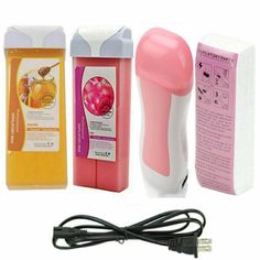 Hair Removal Waxing Kit Roll on Depilatory Wax Hot Wax Warmer Heater cartridge Description: 1.The product includes a waxing machine, roller depilatory wax and wax paper to provide you with a complete hair removal tool. 2.40 watts of high power, double-sided heating and fast melting wax. 3.Easy to operate, avoid scald, transparent wax therapy machine, without uncovering the top cover can clearly see the melting of wax beans. 4.Automatic heating, small and flexible, easy to carry. 5.Use to remove Waxing Machine, Wax Roller, Wax Heater, Wax Beans, Wax Heaters, Wax Bean, Honey Rose, Therapy Machine, Hair Removal Machine