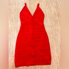 Beautiful Red Bodycon Mini Dress That Will Sure Turn Some Heads. Red Fitted Mini Bandage Dress, Red Bandage Dress For Date Night, Red Mini Length Bandage Dress, Red Mini Bandage Dress For Evening, Red Bandage Dress For Summer Evenings, Chic Red Mini Bandage Dress, Red Mini Length Bandage Dress For Evening, Chic Red Sleeveless Bandage Dress, Chic Red Bandage Dress For Summer