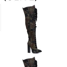 Major 2 Olive Thigh High Boots New! Short Cowboy Boots, Suede Cowboy Boots, Brown Heeled Boots, Western Style Boots, Zara Boots, Faux Suede Boots, Womens Ugg Boots, Steve Madden Boots, Tall Riding Boots