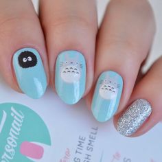 Ghibli Nails, Rough Hands, Orange Stick, Neighbor Totoro, Bleach Product, My Neighbor Totoro, I Feel Pretty, Nail Polish Strips, Feel Pretty