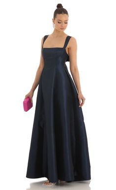 Navy Formal Dresses, Prom Dresses Flowy, Fancy Maxi Dress, Navy Formal Dress, Navy Blue Prom Dress, Formal Ideas, Classic Prom Dress, Prom Dress 2013