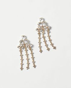 Illuminate your ensemble with the exquisite elegance of Ann Taylor's Ornate Crystal Chandelier Earrings. These goldtone earrings are a dazzling addition to any wardrobe, perfect for women who appreciate a touch of glamour.

- Size: One Size
- Color: Goldtone
- Material: Crystal
- Gender: Female
- Drop Length: 3 inches

Designed to catch the light and add a sophisticated sparkle to your outfit, these earrings are ideal for evening events or adding a luxurious touch to your daytime look. Their int Glamorous Sparkling Dangle Chandelier Earrings, Crystal Chandelier Earrings, Crystal Chandelier, Chandelier Earrings, Earrings Jewelry, Effortless Style, Ann Taylor, Gender Female, Light Up