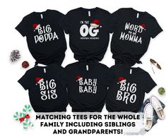 Matching Family Christmas Shirts, Old School Matching Christmas Pajamas, Hip Hop Party Shirt, Old School Rap Toddler Shirt, Family Holiday This listing is for one shirt. To create a set add one shirt to your cart, then return to the listing to add another shirt to your cart until your matching family set is complete. Contact seller for different sizes for toddler/youth/onesie/etc This unisex cotton tee is soft and lightweight, with the right amount of stretch. Our solid color unisex tees are sup Family Matching Christmas Pajamas Fun, Christmas Pajama Shirts Vinyl Family, Unique Family Christmas Pajamas, Christmas Family Matching Pajamas, Christmas Family Pajamas Ideas, Christmas T Shirt Ideas Family, Diy Christmas Pajamas, Family Tshirt Ideas, Christmas Tshirt Ideas Family