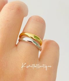 Adjustable Ripple Wave Ring - Stackable Simple Silver or Gold Ring-Gift for Her ❤️Open ring, size adjustable  ❤️Perfect Gift: The rings will be a special gift for women, moms, girls. You can wear it in any occasions, such as birthday, anniversary, graduation, or a particular party. It makes you more attractive, charming, fashion and catch people's eyes. Classic Adjustable Metal Midi Rings, Adjustable White Gold Rings, Tarnish Resistant, Adjustable Rose Gold Couple Rings, Open Design, Adjustable Tarnish Resistant Ring With Round Band, Modern Gold Rings Nickel Free, Adjustable Tarnish Resistant White Gold Rings, Adjustable Stackable Gold Couple Rings, Adjustable Yellow Gold Ring Nickel Free, Adjustable Yellow Gold Nickel Free Ring