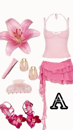 Fest Temaer, Ibiza Outfits, Mode Inspo, Really Cute Outfits, Summer Fashion Outfits, Pink Outfit, Girly Outfits, Looks Style