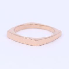 ◈ Brilliant Forever ◈ ◈ Please check our shop ---> https://etsy.me/3gRYuhE 14k Solid Gold Ring/Square Band/Dainty Ring/14k Rose Gold, White, Yellow Gold/Wedding Band/Simple Stacking Ring ● Ring Details ● - Plain / Square shaped - Metal : Solid 14K Gold - Color : Choice of White, Rose & Yellow Gold - Ring Size : 2 1/2 to 9 ( U.S Size ) - Width : 2.1mm - Height : 1.1mm Made to Order, All Handmade in United States. 18K Available upon request please contact us. 🙂 We have more dainty rings Pl Rose Gold 14k Gold Jewelry With Decorative Band, Formal Rose Gold Stackable Rings Stamped 14k, Modern Rose Gold Stackable Rings For Formal Occasions, Modern 14k Stamped Jewelry For Promise, Modern Hallmarked Rose Gold Rings, Minimalist Jewelry With Decorative Band As Gift, Minimalist Jewelry With Decorative Band For Gift, Minimalist Rings With Decorative Band For Formal Occasions, Minimalist Rings With Decorative Band For Formal Events