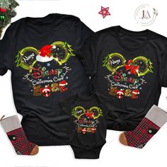 Christmas Crew 2022 Shirt|2022 Mickeys Very Merry Christmas Party Family Shirts Family Disney Shirts Matching Christmas, Black Short Sleeve Shirt For Holiday, Black Short Sleeve Holiday Shirt, Disney Family Shirts Matching, Christmas Party Family, Family Disney Shirts Matching, Very Merry Christmas Party, Family Christmas Party, Christmas Disney