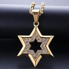 Pendant Necklaces Hip Hop Bling Iced Out Rhinestone Gold Stainless Steel Jewish Star of David Hexagram Pendant Necklace for Men Rapper Jewelry|Pendant Necklaces| Ancient Treasures Ancientreasures Viking Odin Thor Mjolnir Celtic Ancient Egypt Norse Norse Mythology Hip Hop Bling, Fish Hook Bracelet, Metal Pendant Necklace, Sea Turtle Bracelet, Whale Necklace, Shark Earrings, Bracelet Viking, Compass Bracelet, Mermaid Bracelet