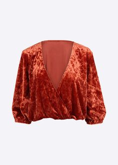 Open Blouse, Velvet Blouse, Velvet Clothes, Orange Velvet, Velvet Blouses, Velvet Tops, Eras Tour, Bulgaria, Mustang