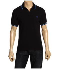 The iconic Fred PerryTM Slim Fit Twin Tipped Polo Shirt perfectly blends mod fashion and style. Featuring signature twin tipped stripes at the collar and cuffs plus a Laurel Wreath logo, this fitted cotton polo lets you showcase your trendsetting look for under 80 characters. Casual Cotton Shirt With Contrast Collar, Fitted Shirt With Contrast Collar, Fitted Cotton Shirt With Contrast Collar, Cotton Shirt With Contrast Collar And Short Sleeves, Cotton Shirt With Contrast Collar, Short Sleeve, Casual Fitted Shirt With Contrast Collar, Fitted Polo Shirt With Contrast Collar, Fitted Black Polo Shirt With Striped Collar, Fitted Short Sleeve Polo Shirt With Contrast Collar