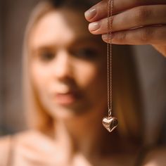 "Heart Necklace ⭐️ Next business day shipping! - Sterling Silver/ 18K Gold Vermeil / Rose Gold Vermeil - Adjustable length: 18\"+2\" WHAT IS VERMEIL: Gold Vermeil is made of thick 18k gold or rose gold layered on 925 sterling silver. GIFT READY: - Every piece comes in a gift box with a card inside - Invoice will be sent to you by email. We will not include invoice in the package PRODUCT CARE: - Separate from other jewelry to prevent scratching - Remove jewelry before exercising or showering - Po Rose Gold Heart Charm Pendant Locket Necklace, Rose Gold Heart Charm Locket Necklace, Rose Gold Open Heart Locket Necklace, Rose Gold Heart Locket Necklace, Rose Gold Heart Charm Locket Necklace For Anniversary, Open Heart Charm Necklace Keepsake, Open Heart Charm Necklace For Keepsake, Dainty Rose Gold Locket Necklace For Valentine's Day, Anniversary Rose Gold Heart Charm Locket Necklace