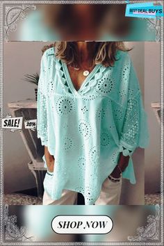 Women Blouse Hollow Out Lace Patchwork Tops Women Plus Size Tops Patchwork Top, India And Pakistan, Women Blouse, Lace Patchwork, Women Plus Size, Color Pick, Plus Size Tops, Blouses For Women, Shop Now