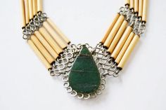 Ethnic necklace, stone necklace, green stone, handmade jewelry, eco necklaces, girl chokers, vintage necklace, vintage choker, women's jewelry, women's gift, green drop, casual necklace, women's gift Necklace Green Stone, Girls Choker, Green Stone Necklace, Casual Necklaces, Vintage Choker, Necklace Stone, Ethnic Necklaces, Wide Bracelet, Necklace Green