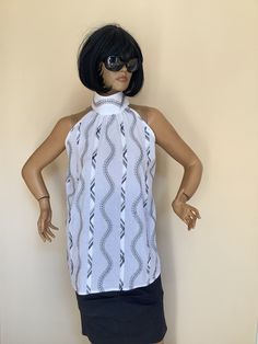 "This is a very stylish Woman cotton blouse. It is comfortable and cozy. Made for a free flowing fit. Great for all year around and for any special occasion or casual day can be dressed up or dressed down. SIZE CHART SIZE S - US 6, UK 8, EU 36 bust: bust around 34.5\"/90cm Waist: waist around 27.5\"/70cm Hips: hips around 34.5\"/90cm SIZE M - US 8, UK 10, EU 38 bust: bust around 37.5\"/95cm Waist: waist around 29.5\"/75cm Hips: hips around 37.5\"/95cm SIZE L - US 10, UK 12, EU 40 bust: bust arou Elegant Summer Cotton Tank Top, Elegant Cotton Tank Top For Summer, Chic Embroidered Sleeveless Top For Summer, Chic Sleeveless Cotton Blouse, Chic Sleeveless Embroidered Top For Summer, Casual Sleeveless Cotton Blouse, Chic Sleeveless Embroidered Cotton Top, Chic White Embroidered Blouse, Elegant White Cotton Tank Top