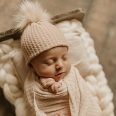 Macknbean Pom hats are new to the shop after many requests!  This listing is for newborn size fabric jersey knit hats with a faux fur Pom Pom  these hats are perfect for baby's hospital photos or everyday use.  newborn photo shoot would be adorable with these hats as well!! **Every Pom hat is handmade by me, hats are uniquely made so no two hats are alike.  *Important Washing instructions* poms are NOT a washing washable,  Macknbean is not responsible for any hats ruined in the wash! Hat itself Cute Soft Hats For Gifts, Cute Soft Hats Perfect As Gifts, Adjustable Soft Bonnet Hat, Adjustable Soft Bonnet, Adjustable Soft Hat For Gifts, Adjustable Soft Hat As A Gift, Soft Adjustable Hat As A Gift, Cute Cream Hat For Gift, Adjustable Soft Cream Hat