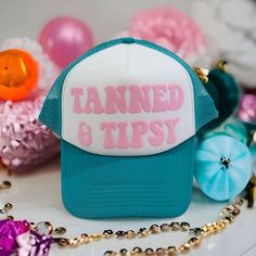 Trendy Adjustable Cap Costume Hat, Trendy Adjustable Cap Costume Headpieces, Cricut Hats, Hat Sayings, Trendy Trucker Hats, Glitter Hat, Funny Trucker Hat, Pink Trucker Hat, Float Trip