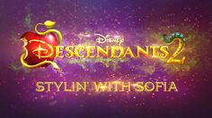 the logo for disney's descendantss 2