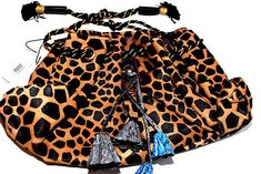 Top Seller for MARC JACOBS Safari Giraffe Print Bag Handbag Purse Style# 60838 MSRP $1895 NEW, Womens Bags Handbags Purse Style, Leather Stamps, Blue Tassel, Rich Purple, Pony Hair, Purse Styles, Giraffe Print, Purple Leather, Leather Pulls