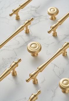 EROS / SOLID BRASS HANDLES - Handle Shop Couture Brushed Brass Kitchen Hardware, Beige Kitchen Cabinets, Brass Kitchen Hardware, Satin Brass Hardware, Gold Cabinet Handles, Kitchen Door Handles, Sliding Door Handles, Door Handle Sets, Window Handles