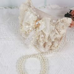 Elegant Cream Bag For Ceremonies, Elegant Cream Bag For Ceremony, Elegant Bridal Accessories With Lace Trim For Party, Elegant Lace Bridal Accessories For Evening, Elegant Bridal Accessories With Lace Trim, Recycled Wedding, Bags Elegant, Tassel Lace, Stylish School Bags