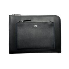 Cavalli Class Men's Black Textured Leather Document Portfolio Case Bag Product Details Retail Value: $289.00 This Is Authentic Cavalli Class Men's Black Textured Leather Document Portfolio Case Bag Material: 100% Textured Leather Model: Gmlpan 779 Sku: Kj-21211 Bag Height: 10" Bag Depth: 1" Bag Length: 13" Classic Black Briefcase With Removable Pouch, Textured Leather Business Pouch Bag, Textured Leather Pouch Bags For Business, Business Pouch Bags In Textured Leather, Modern Black Textured Leather Briefcase, Classic Black Bag With Flat Pocket, Designer Pouch Bag With Coin Pocket, Designer Black Briefcase With Removable Pouch, Luxury Rectangular Bag With Flat Pocket