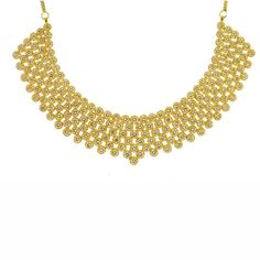 22K Yellow Gold Uncut Diamond Necklace W/ 28.41ct Uncut Diamonds & Cluster Flower Bib - Virani Jewelers Uncut Diamond Necklace, Gold Collar Necklace, Gold Bead Necklace, Gold Collar, Uncut Diamond, Diamond Cluster, 22k Gold, Collar Necklace, Gold Beads