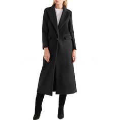 Product Description * Item:Women Overcoat * Condition: 100% Brand New * Color:Black  * Size:Asian S-XL * Package:1pc  Overcoat (without any accessories ）    Please note: 1.Please allow a little error due to manual measurement. 2.The color maybe a little difference because of the light,screen reflection etc. 3.If you are not sure what size to choose, you can tell us your height and weight, we will recommend the right size for you. Shipping 1. Your Item(s) will be shipped within 5-15 business days Ladies Coats, Women Overcoat, Fit Fashion, Cashmere Coat, Winter Coats Women, Black Suits, Office Ladies, Coat Fashion, Lapel Collar