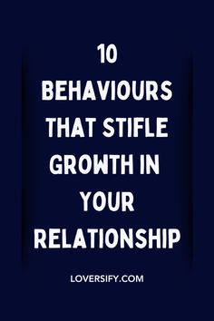 Certain behaviors can quietly hold your relationship back from reaching its full potential. These 10 actions could be stifling your growth as a couple without you even realizing it. Take steps to identify and overcome them for a stronger, more fulfilling bond.