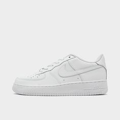 Big Kids' Nike Air Force 1 Low Casual Shoes| Finish Line White Air Force Ones, Air Force Women, White Air Forces, Nike Force 1, Nike Air Force 1s, Nike Air Force Ones, Hype Shoes, Nike Air Force 1 Low, Air Force Ones