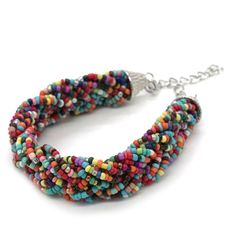 Multi Color Bracelet Seed Beads Adjustable Length. Free Gift With Purchase Fast Shipper Mybeademporium.Com B 203 Bracelet Seed Beads, Color Bracelet, Gift With Purchase, Jewelry Bracelet, Colorful Bracelets, Adjustable Bracelet, Womens Jewelry Bracelets, Free Gift, Seed Beads