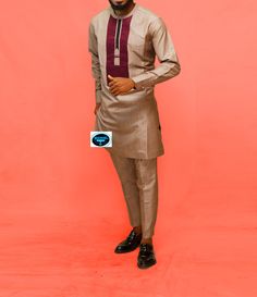 African Kaftan, African Tops, African Shirts For Men, African Shirts, Clothing Men, African Men, African Wedding, African Clothing, Ghana