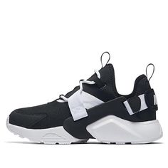 Nike Womens Air Huarache City Low Black White Marathon Running Shoes/Sneakers Nike Air Huarache Black, Black Huarache, Limited Edition Sneakers, Marathon Running Shoes, Futuristic Fashion, Nike Air Huarache, Air Huarache, Marathon Running, Nike Womens