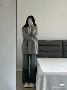 Ulzzang Fashion Casual, Calm Wallpapers, Comfy Korean Outfits, Korean Fits, Ulzzang Fashion, Modest Fashion Outfits