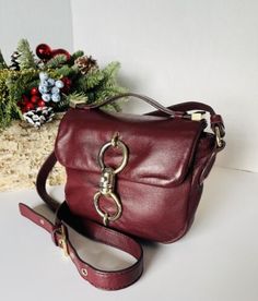 SAKS FIFTH AVENUE Top Handle Shoulder/Crossbody Bag Purse Merlot Wine 9x6.5x2” | eBay Formal Burgundy Bags With Metal Hardware, Burgundy Shoulder Bag With Metal Hardware For Everyday Use, Everyday Use Burgundy Shoulder Bag With Metal Hardware, Burgundy Crossbody Shoulder Bag With Gold-tone Hardware, Burgundy Crossbody Shoulder Bag With Detachable Handle, Burgundy Crossbody Shoulder Bag As Gift, Gift Red Shoulder Bag With Gold-tone Hardware, Burgundy Crossbody Satchel, Burgundy Crossbody Bag As Gift