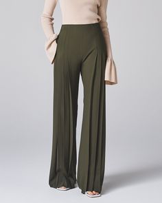 PLP Bamboo Pants, Japanese Crepe, Japanese Crepes, Green Bamboo, Spring Summer 2023, Bootcut Pants, Dynamic Design, Summer 2023, Khaki Green