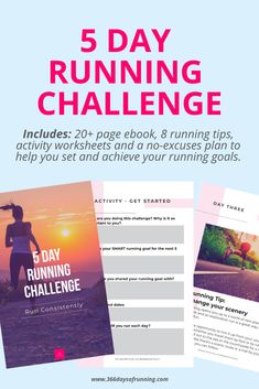 the 5 day running challenge is here