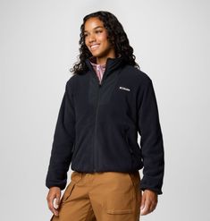 This essential fleece jacket goes with anything and everything, with a simple zip-up construction, warm high collar, and stretch binding for additional protection from the cold. Everyday Jacket, Columbia Fleece, Columbia Sportswear, High Collar, Zip Up, Fleece Jacket, Quarter Zip, Vest Jacket, Binding