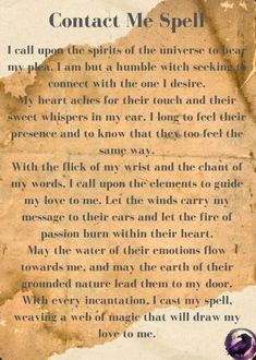 Professional Success Spell, Love Binding Spells That Work, Miss Me Spell, Call Me Spell, Contact Me Spell, Come To Me Spell, Come Back To Me Spell, Communication Spell, Reconciliation Spell