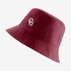 From the sidelines to the sidewalk, this Oklahoma bucket hat puts your Sooners pride above all. Soft cotton with a 360-degree brim has you covered while you cheer on your team. Sporty Bucket Hat With Curved Brim For Sports, Casual Adjustable Bucket Hat For Sports Events, Adjustable Casual Bucket Hat For Sports Events, Sporty Cotton Bucket Hat, Curved Brim Bucket Hat, Oklahoma Sooners, College Sports, Oklahoma, Kentucky