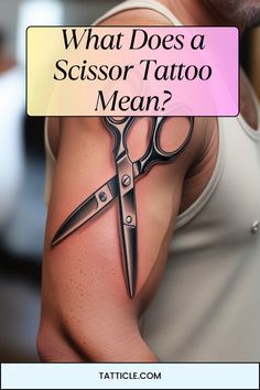 what does a scissor tattoo mean?