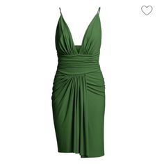 Alexandre Vauthier Green Roman Style Dress Bodysuit Closure Zip Up Gown Evening. In Great Condition. Size 42 (Medium Us). Elegant Green Ruched Evening Dress, Elegant Green Draped Dress, Pre-draped Green Ruched Dress, Elegant Green Ruched Dress, Elegant Green Midi Dress With Ruched Bodice, Elegant Green Ruched Midi Dress, Green Ruched Evening Dress For Formal Occasions, Green Draped Cocktail Dress, Green Ruched Evening Dress For Summer