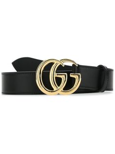 black calf leather smooth grain Double G buckle gold-tone hardware punched holes belt loops pointed tip buckle fastening adjustable fit This piece comes complete with a protective dust bag. Modern Gucci Leather Belt Buckles, Classic Gucci Belt For Business, Gucci Elegant Business Belt, Elegant Gucci Belt For Business, Gucci Black Luxury Belt, Classic Black Gucci Belt, Luxury Black Gucci Belt, Elegant Black Gucci Belt, Leather Belts With Gold-tone Rectangular Buckle