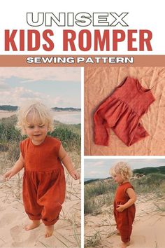 2t Sewing Patterns, Free Kids Romper Sewing Pattern, Free Child Sewing Patterns, Newborn Clothes Patterns Free, See Your Own Clothes, Toddler Clothes Sewing Patterns, Baby Girl Patterns Sewing, Sewing Patterns Linen, Easy Sewing Baby Projects