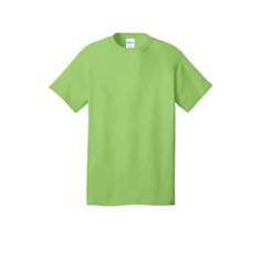 Purchase the Port & Company® Brights Core Cotton T-Shirt at Michaels. com. An indispensable t-shirt in our classic silhouette—with a very friendly price. An indispensable t-shirt in our classic silhouette—with a very friendly price. Due to the nature of 50/50 cotton/polyester neon fabrics, special care must be taken throughout the printing process. Details: Available in multiple colors and sizes 5.4-ounce, 100% cotton 90/10 cotton/poly (Athletic Heather) 50/50 cotton/poly (Neon Blue, Neon Green, Basic Green Cotton T-shirt, Relaxed Fit Plain Green T-shirt, Basic Green Short Sleeve T-shirt, Green Plain Short Sleeve T-shirt, Classic Green Short Sleeve Top, Green Relaxed Fit Basic T-shirt, Green Classic Relaxed Fit T-shirt, Classic Green Relaxed Fit T-shirt, Blue Neon