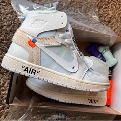 Never Worn Basically Brand New, Willing To Negotiate On Prices Jordan 1 Off White, Shoes Jordan 1, Off White Sneakers, White Nike Shoes, Off White Shoes, Shoes Jordan, Air Jordan Shoes, Dream Shoes, My Shoes