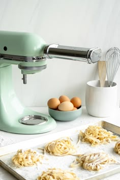 homemade pasta with the kitchenaid pasta attachment