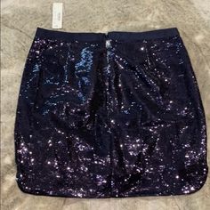 Navy Sequins, Grosgrain Ribbon At Waist, Pockets, Fully Lined, Back Zip. Approximately 17” In Length. Nwt. Blue Sequin Mini Skirt, Sequin Mini Skirts, Sequin Mini, Grosgrain Ribbon, Mini Skirt, J Crew, Womens Skirt, Size 2, Mini Skirts