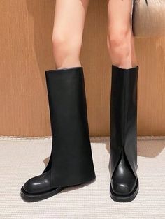 Women's 2024 Autumn Winter New Thick Sole Over The Knee Tall  Boots, Riding Boots Black         Women Shoes, size features are:Bust: ,Length: ,Sleeve Length: Boots Black Women, Black Riding Boots, Round Toe Shoes, Boots Women Fashion, Buckle Boots, Womens Knee High Boots, Mid Calf Boots, Waterproof Boots, Thigh High Boots