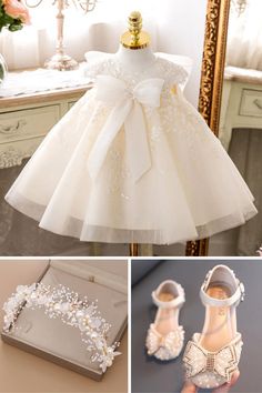 Get ready to fall in love with our selection of beautiful, high-quality dresses that will make any girl feel like a true princess. Christmas Princess, Birthday Party Dresses, Girls Birthday Party Dress, Dress Baby Girl, White Flower Girl Dresses, Clothes Girl, Elegant Girl, Girl Christmas